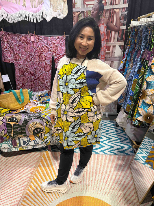 DESIGNER SPRING REVERSIBLE APRON #1