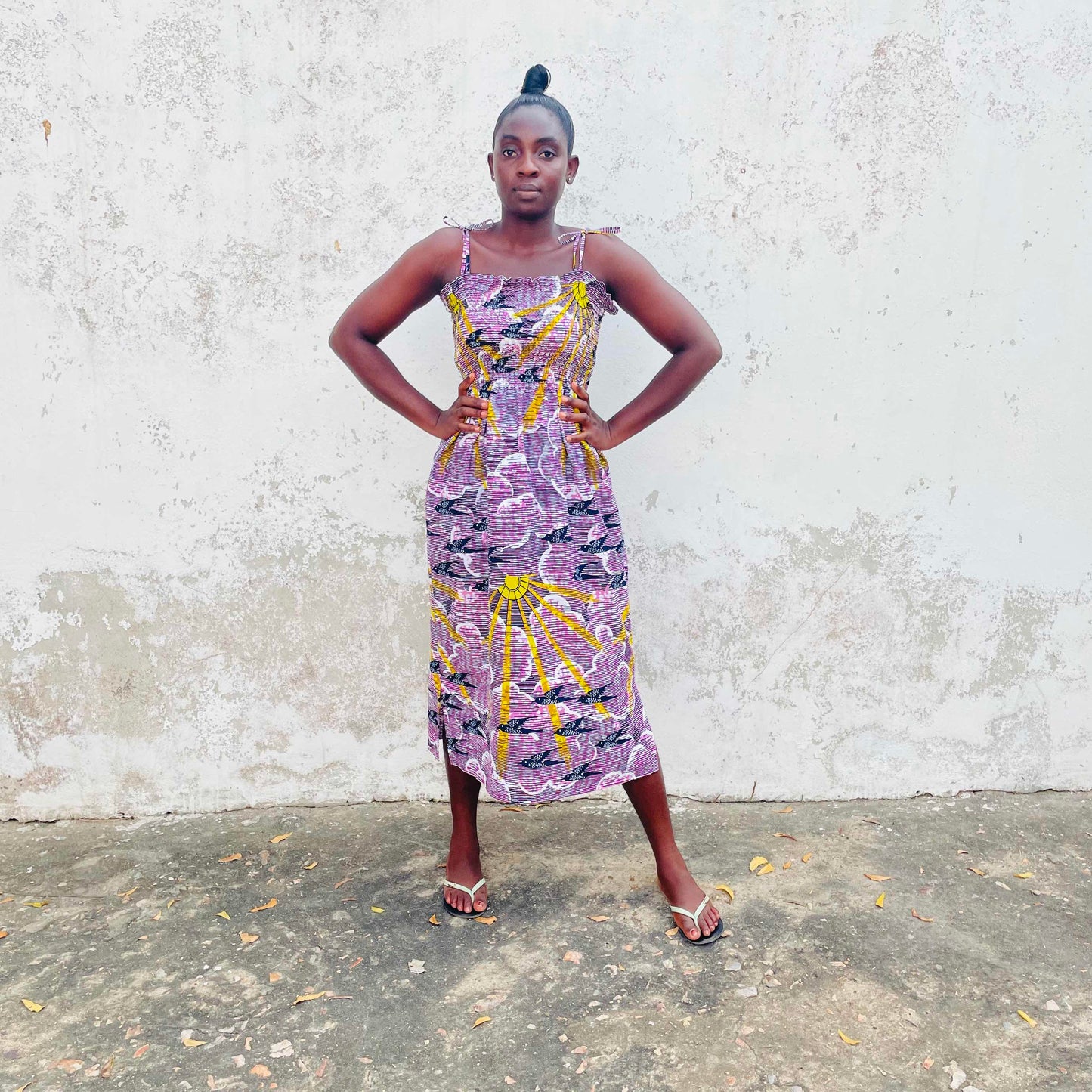* SUNNI Sundress (Pink Sunshine)