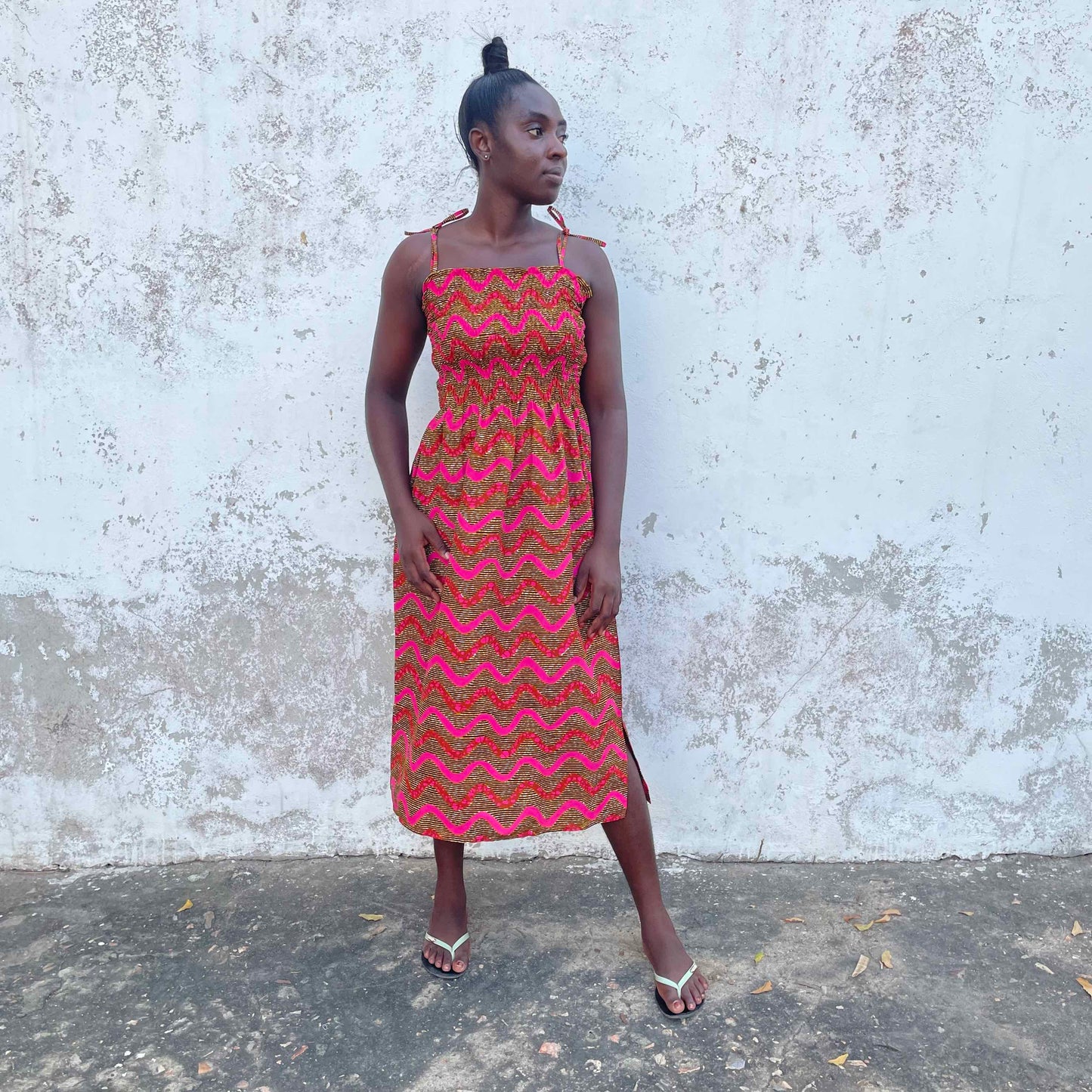 VIVI Sundress (Hot Pink Honey)